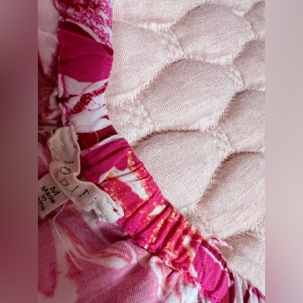 hot pink hawaiian print babydoll dress - Picture 5 of 8